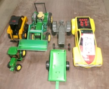 CHEV. SSR CAR, OLD CASE TRACTOR, J.D. 6400 & 6410 TRACTORS, J.D SKID STEER