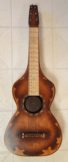 Hawaiian Teachers of Hollywood Lap Guitar, 1920's-30's, Cloth Case