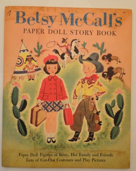 Betsy McCall's Paper Doll Story Book, Unpunched & Uncut, 1954, #483