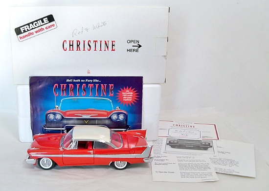 "Christine" 1958 Plymouth Fury Die Cast Vehicle, Danbury Mint in Original Box