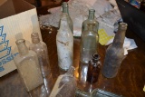 box of old bottles