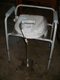 Potty chair & cane