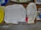 3 nice white ddishes & spread bowl
