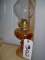 Carnival Glass Kerosene Lamp