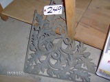 Cast shelf brackets