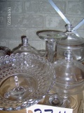 Glass covered serving bowls