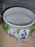 Hand painted chamber pot