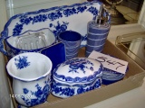 Blue Dresser Set