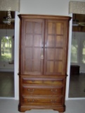 Cherry Armoire Entertainment Center