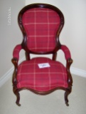 Red Victorian, Upholstered Chair