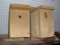 2 Wood Birdhouses