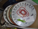 (4) Advertising Thermometers