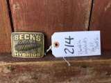 Belt Buckle—Becks Hybrids