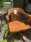 Oak Swivel Chair
