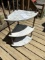 3 Shelf Marble Corner Shelf