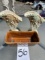 Old Mccoy Vases & Brush Mccoy Planter