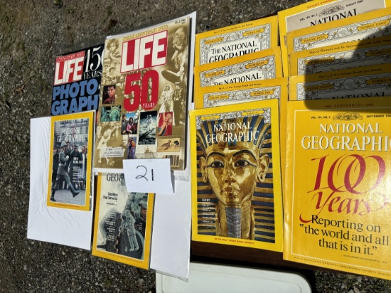 National Geogralphins & Life Mag.