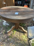 Twin Pedistal Oak Table