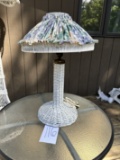 Wicker Table Lamp