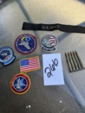Us Navy Arm Band, Patches, M-1 Dummy Roundsus Navy Arm Band, Patches, M-1 Dummy Rounds& Clip