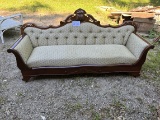 Upholstered Victorian Sofa