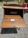 Drop Lead Oak Desk