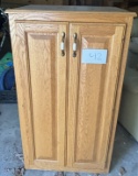 Modern Oak Veneer Shelf Unit