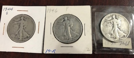 Walking Liberty half dollars