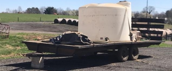 Wagon w/Hay Backboard