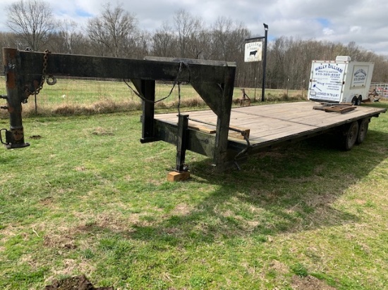 24' Flatbed Gooseneck Trailer