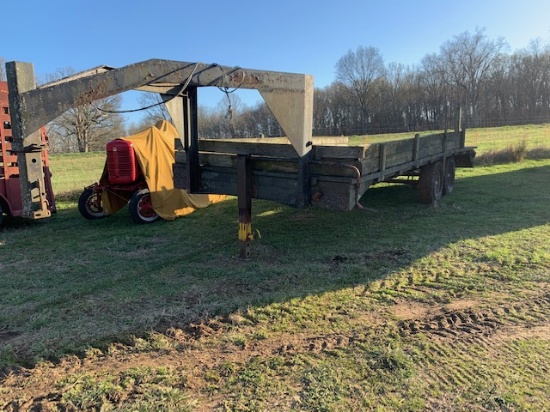 20' Flatbed Gooseneck Trailer