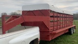 Wil-Ro 22' Gooseneck Cattle Trailer