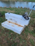 L Shaped Fuel Tank with Transfer Pump