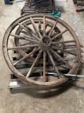 Wagon Wheels and Woven Wire Stretcher