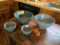 Stoneware Blue Bowls