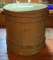 Wooden Ice Bucket w/Lid and Handle