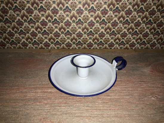 Enamel Ware Candle Holder