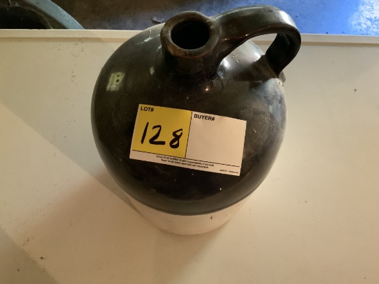 Crock Jug-Brown and White