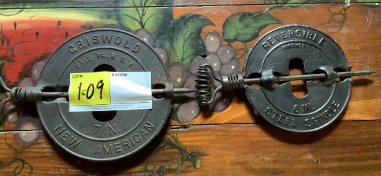 Griswold 6" and 7" Stove Pipe Dampers