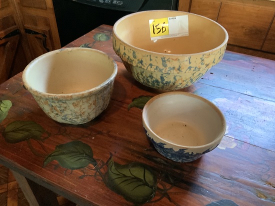 Stoneware Crock Bowls