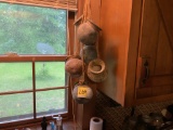 Clay Hanging Pots w Rope (6)