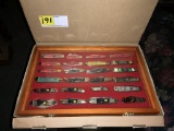 24 Knives and Display Case