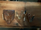 Boy Scout folding silverware set w/ case