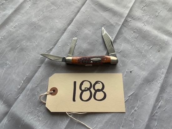 Case 3 Blade Carpenter's Whittler Knife