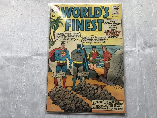 "World's Finest: The Olsen-Robin Team Verses The Superman-Batman Team" Comic Book