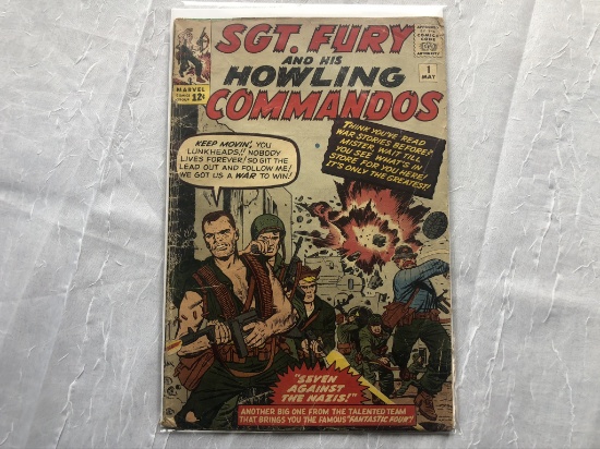 "Sgt Fury and His Howling Commandos: Seven Against the Nazis!" Comic Book