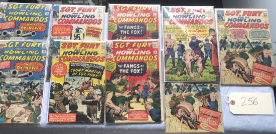 Sgt Fury and His Howling Commandos  Lot of 9