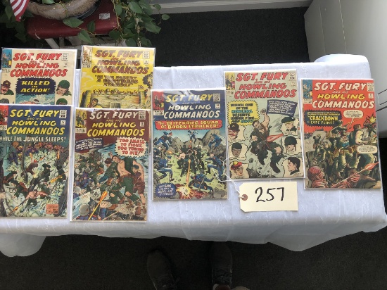 "Sgt Fury and His Howling Commandos" Comic Book Lot