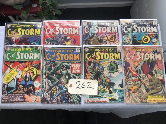 "PT Boat Skipper Capt. Storm" Comic Book Lot
