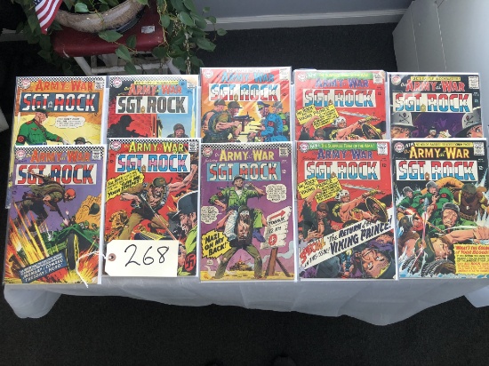"Sgt Rock" Comic Book Lot
